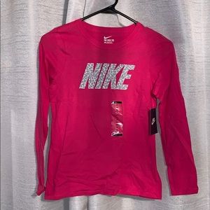 NEW pink Nike long sleeve